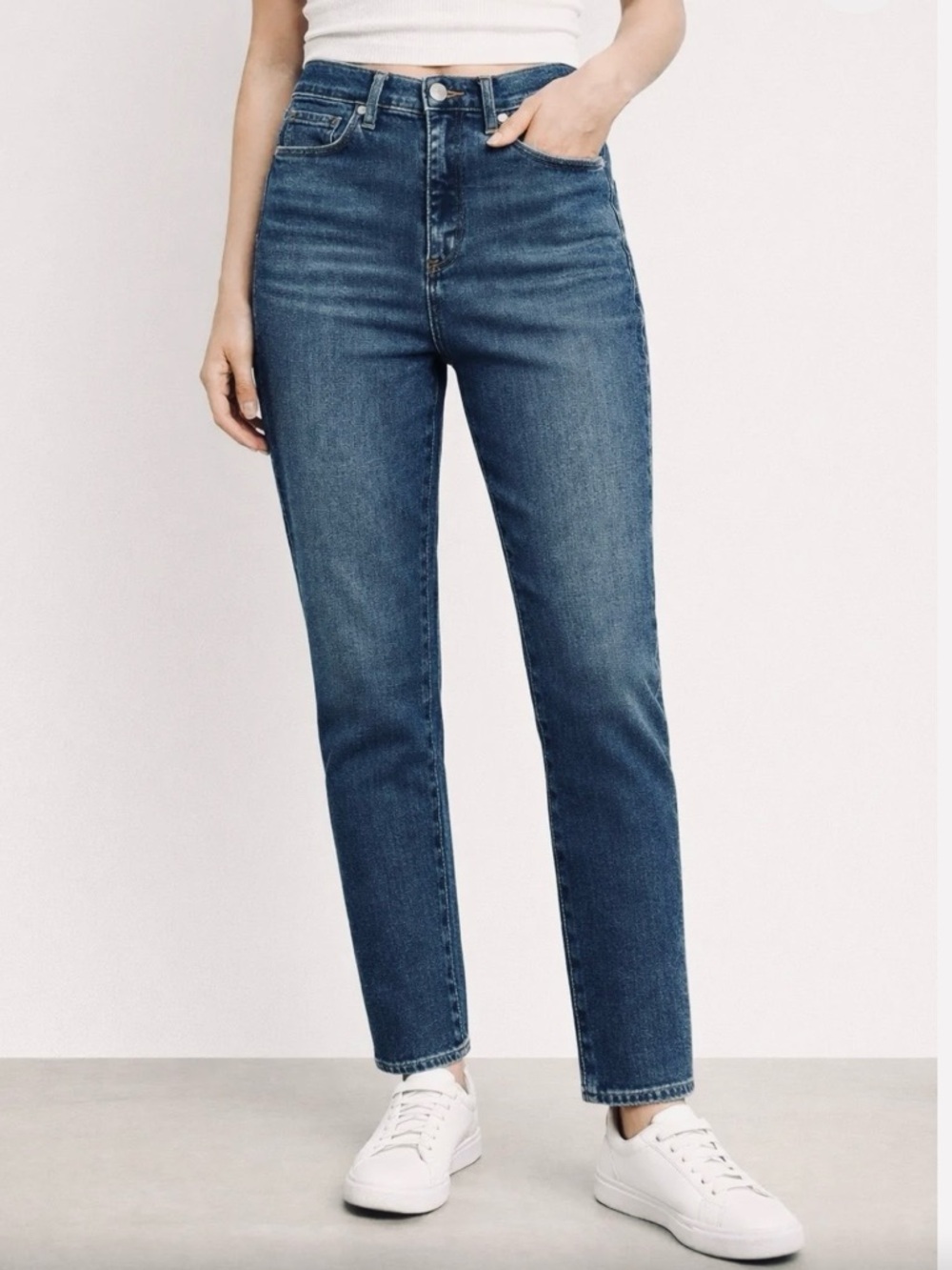 LOFT The Slim High Rise Jeans in Medium Wash Size 28/6